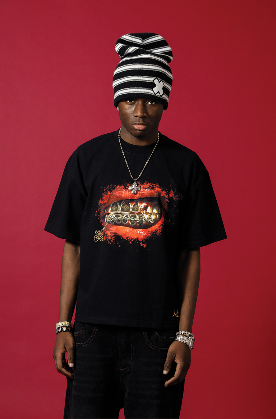 GRILLZ TEE-BLACK