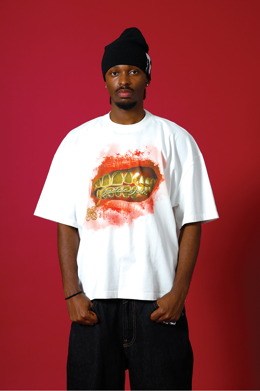 GRILLZ TEE-WHITE